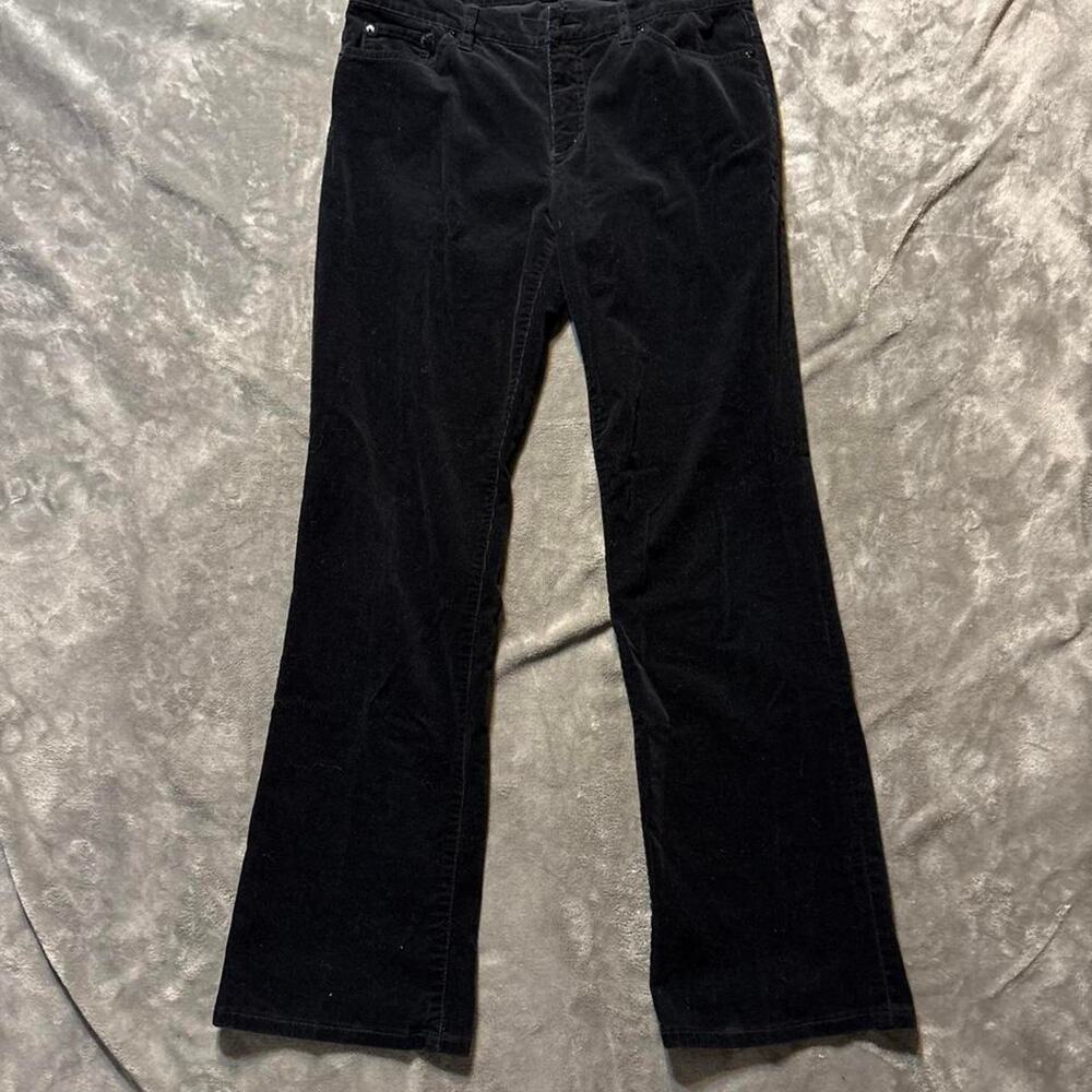 Y2k 00s bootcut Ralph Lauren Black Corduroy Pants